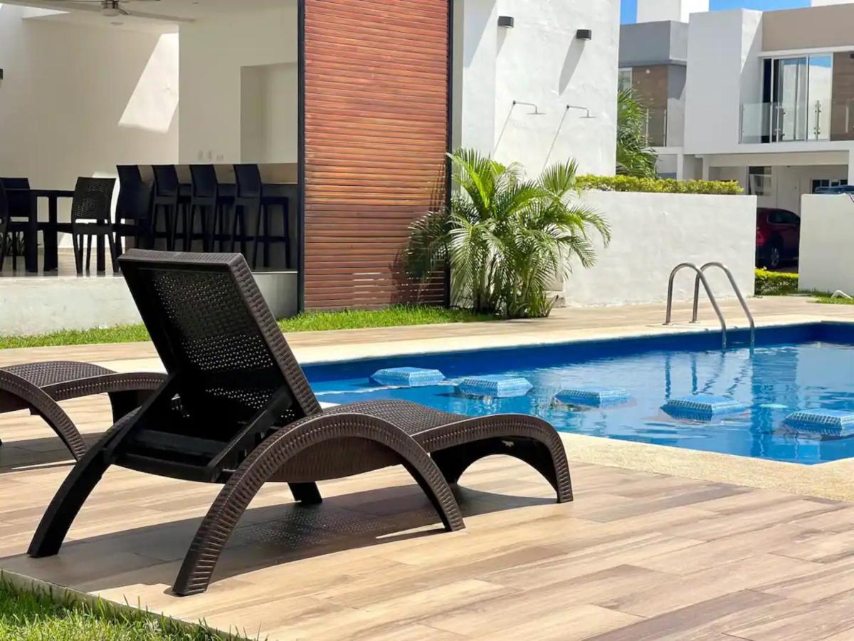 Casa Familiar Cerca De La Playa Con Terraza Privada Villa Cancún Eksteriør billede